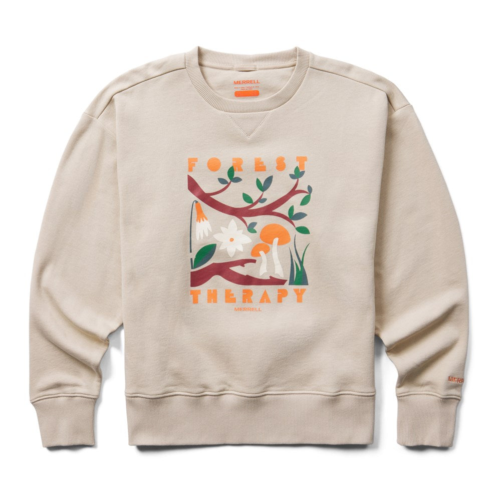 Forest Therapy Fleece Crewneck Women's